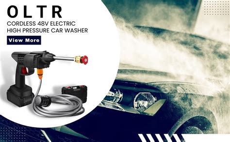 Cordless 48V Electric High Pressure Car Washer Machine Accessories ...