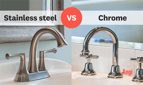 Chrome vs. Stainless Steel Faucet: What’s the Difference? | Angi