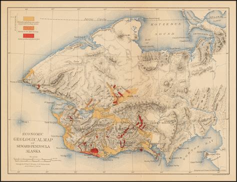 Seward Peninsula Alaska Map