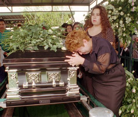 Selena Quintanilla Perez And Chris Perez Funeral