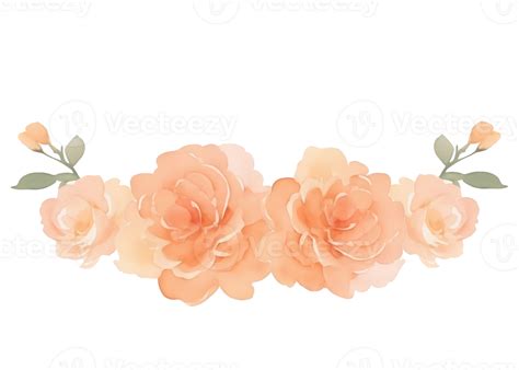 Peach Flowers Clipart at Evan Olsen blog