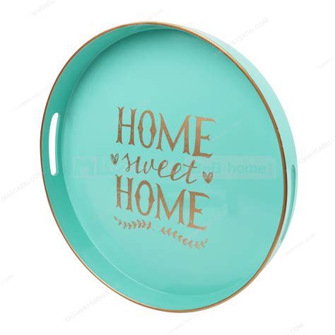 ถาดพลาสติกทรงกลม (ใหญ่) KASSA HOME รุ่น HRT191186 ขนาด 37 x 37 x 4 ซม. ...