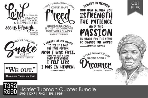 Harriet Tubman Quotes Bundle