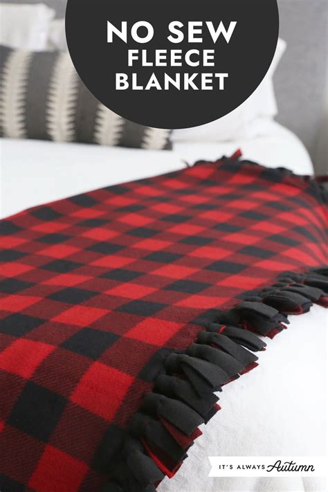 How to make a no sew fleece tie blanket the ultimate diy guide – Artofit
