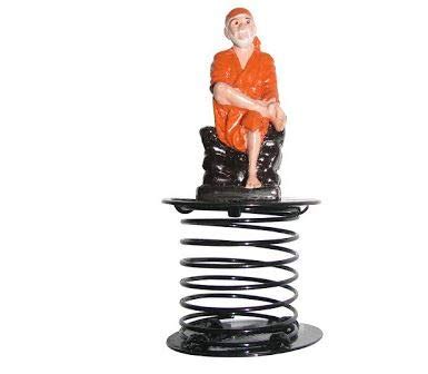 MRK Sai Baba car Dashboard Springy Figure : Amazon.in: Toys & Games