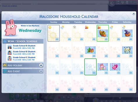 Image result for Sims 4 Seasons Mod