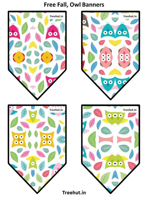 Free Fall, Owl Bulletin Board Decorations and Craft Printables #205