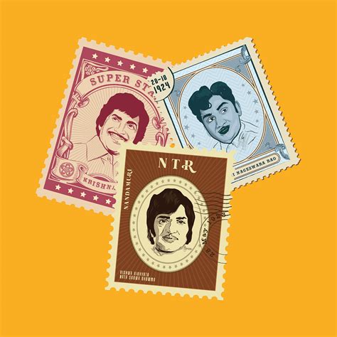 NTR-ANR-Krishna Trio Sticker Pack - Filmy Space