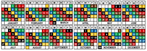 Nalc Calendar 2025 With Holidays Printable - UK Printable Hub
