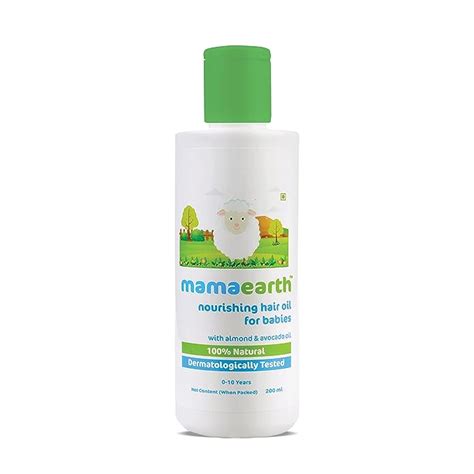 Buy Mamaearth Nourishing Baby Hair Oil, with Almond & Avocado Oil - 200 ...