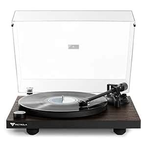 Victrola VPT-1000-ESP Premiere T1 Turntable Manual Belt-drive Bluetooth ...