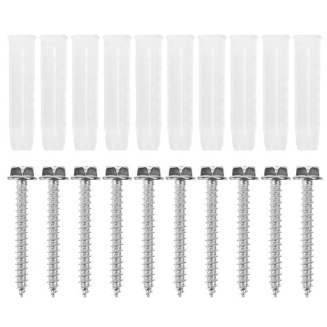 landege 10 Sets TV Mounting Hardware Kit Concrete Wall Anchors TV Wall ...