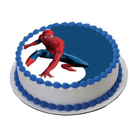 Ready To Fight Spider Man Theme Cake– Bloomsvilla
