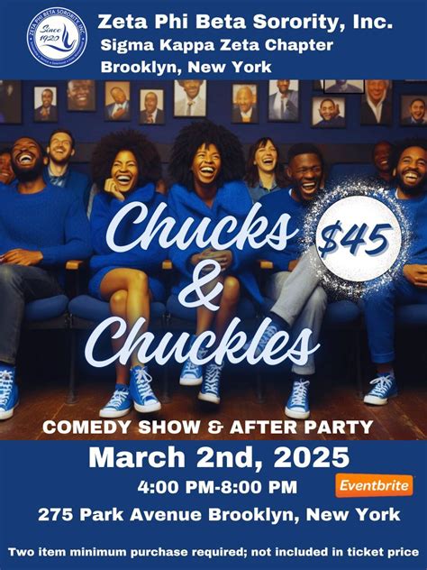 Chucks & Chuckles Comedy Show and After Party , 275 Park Ave, Brooklyn ...