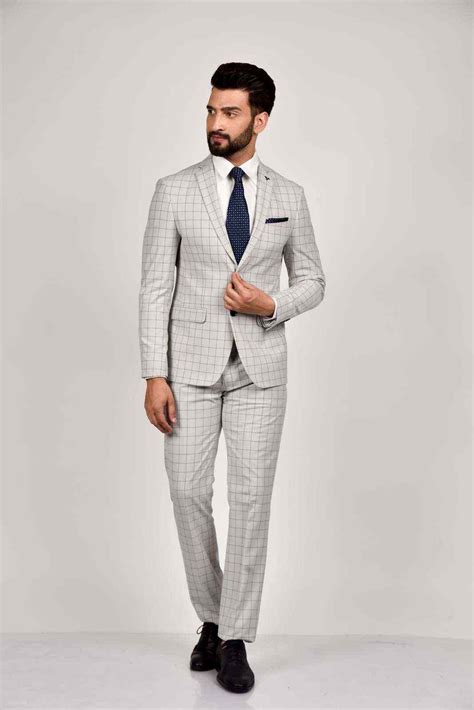 White Check 2 Pc Suit – House of United