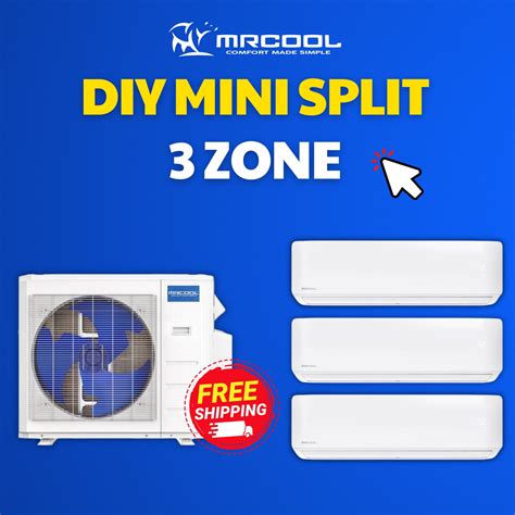Shop Mr Cool Mini Split – 3 Zone Mini Split DIY AC Systems – FrosthubUSA