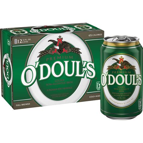 O'Doul's Premium Golden Non-Alcoholic Brew, 12 Pack 12 fl. oz. Cans 0.5 ...
