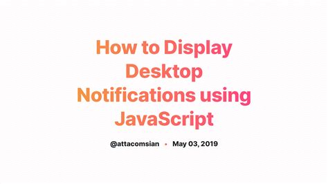 Image result for JavaScript Notifications API