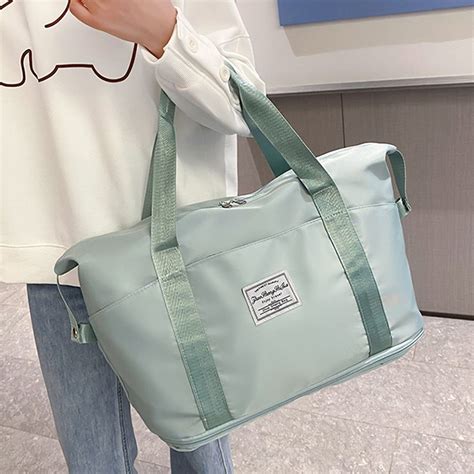 Lilgiuy Travel Duffle Bag, Waterproof Weekend Bag Carry On Tote Bags ...