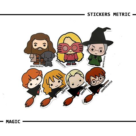Harry Potter Stickers - Comprar en Metric by Lu