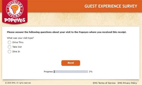 TellPopeyes - Official Popeyes Survey on www.tellpopeyes.com