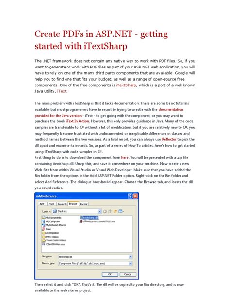 ITextSharp Tutorial 的图像结果