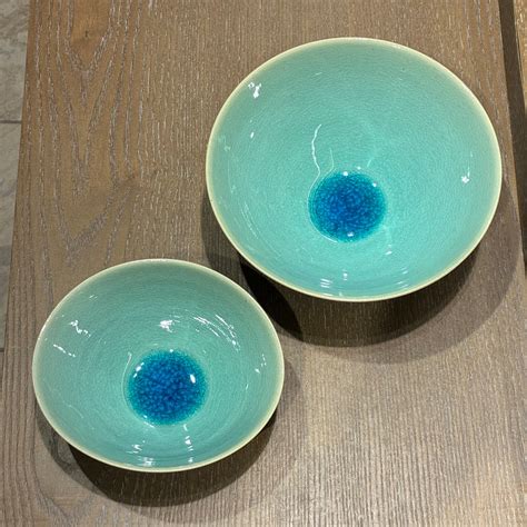 ボウルM(800cc) たわみボウル 空色 | TSUNE;田中恒子の器 オンラインストア
