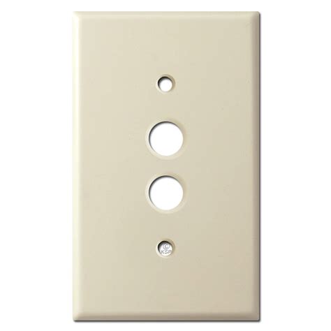 Single Push Button Light Switch Cover - Ivory | Kyle Switch Plates