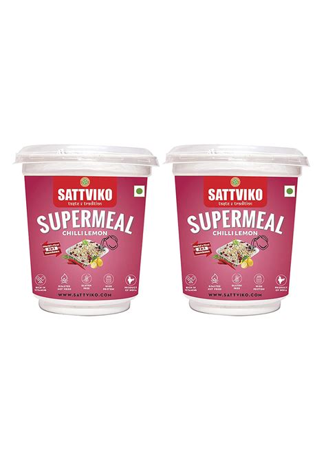 Get Sabudana Supermeal Chilli Lemon (Sabudana Meal) Week Pack - 2 Cups ...