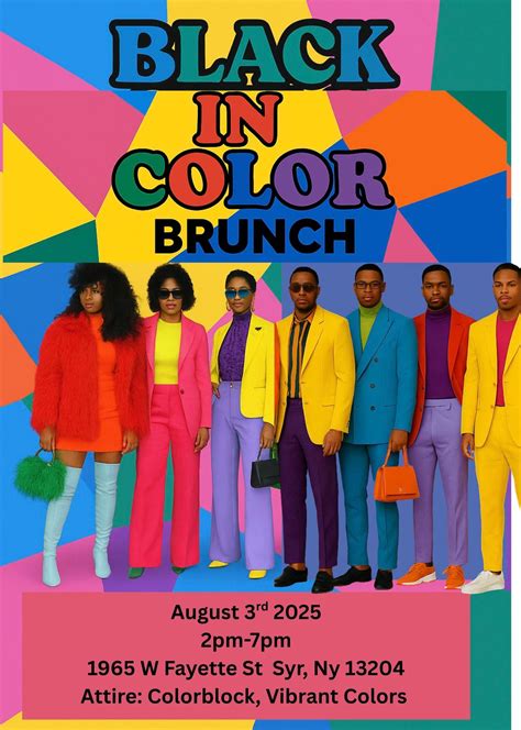 Black In Color Brunch, Jus Some Jazz, Syracuse, 3 August 2025 | AllEvents