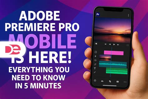 Adobe Premiere Pro Mobile is Here! Everything You Need to Know in 5 ...