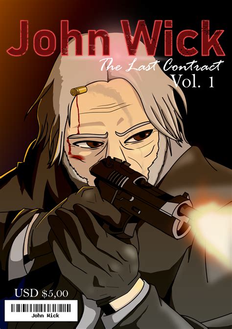 ArtStation - John Wick fan art Comic Cover