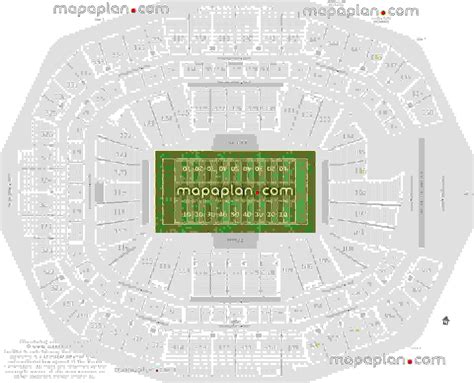 Atlanta Mercedes-Benz Stadium seating chart plan - Seating plan for ...