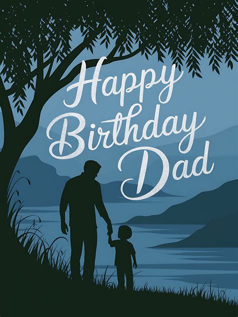 Free Download Happy Birthday Dad Floral