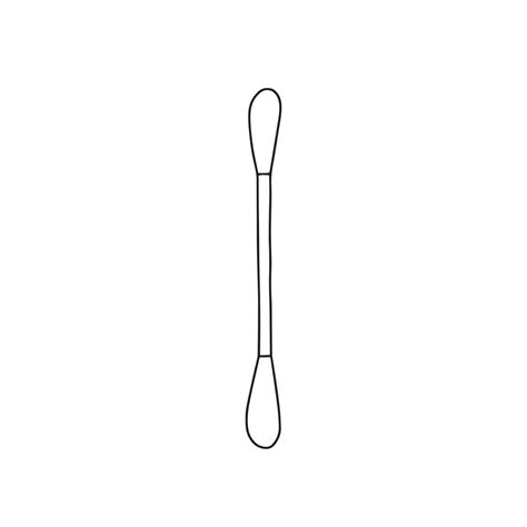 Vector doodle q tips illustration 23847588 Vector Art at Vecteezy