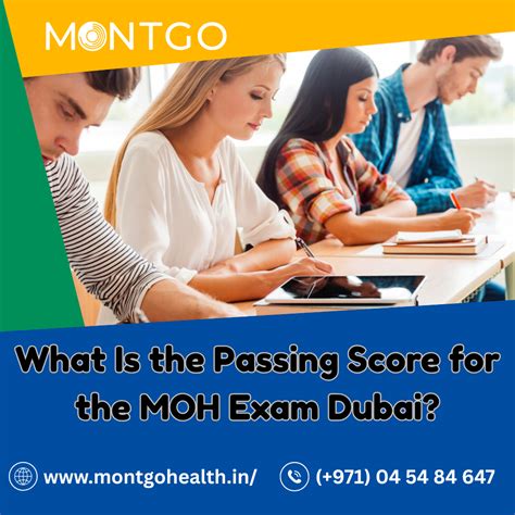 What Is the Passing Score for the MOH Exam Dubai? - Montgo Health Systems