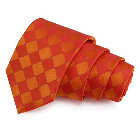 Buy Dual Shade Orange Colored Microfiber Necktie for Men | Genuine ...
