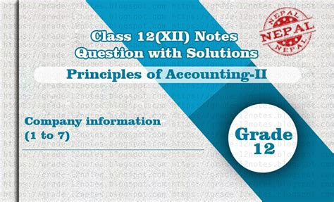 Account Class 12 Notes 的图像结果