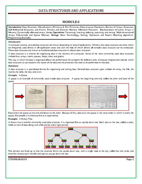 DATA STRUCTURES COURSE (DCS 101): MODULE-I NOTES FOR EXAM PREP - Studocu