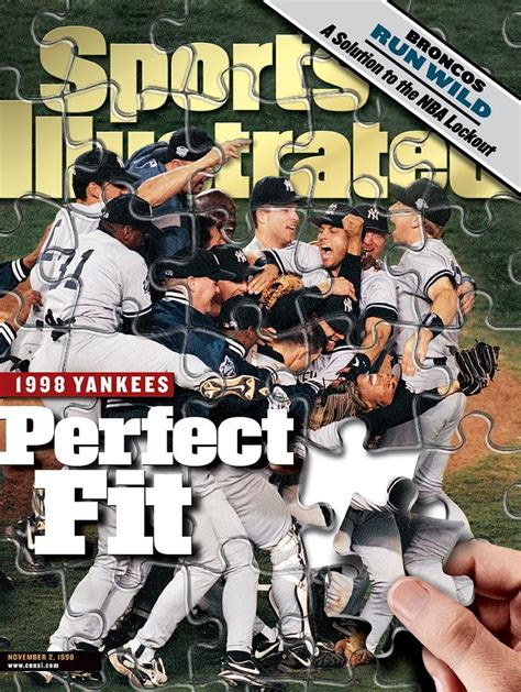 New York Yankees, 1998 World Series Sports Illustrated Cover Photograph ...