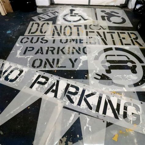 Asphalt Pavement Stencils | Everything But The House