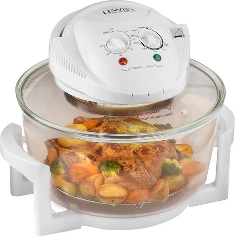 Lewis’s 12 Litre Halogen Oven/Low Fat Multi-Function Oven/Toughened ...