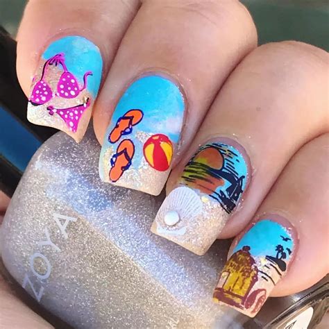 30 Best Beach Nail Design Ideas You Should Check