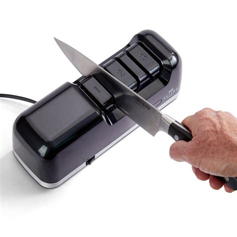 ELITRA Home Electric Knife Sharpener, 3-Stage Sharpening Tool for Kitchen Knives, Scissors ...