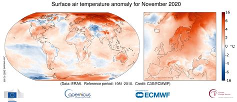 Copernicus: Global November temperatures reached a record high, while ...