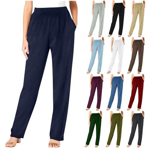 DDAPJ pyju Women's Straight Leg Sweatpants High Waisted Casual Athletic ...
