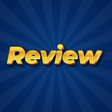 Image result for Review Text Effect