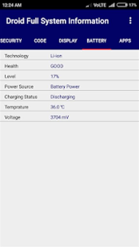 Image result for Android System Information