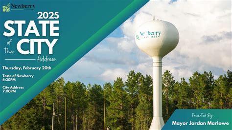 Newberrys 2025 State of the City, Newberry Municipal, 20 February 2025 ...