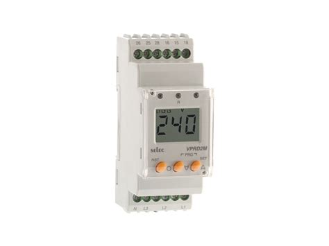 Selec Make 1Ø-2W, Digital Pump Protection relay, Direct 30A [PPRD-4M-1 ...